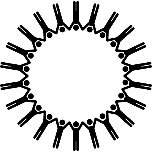 Free Icon Holding Hands In A Circle