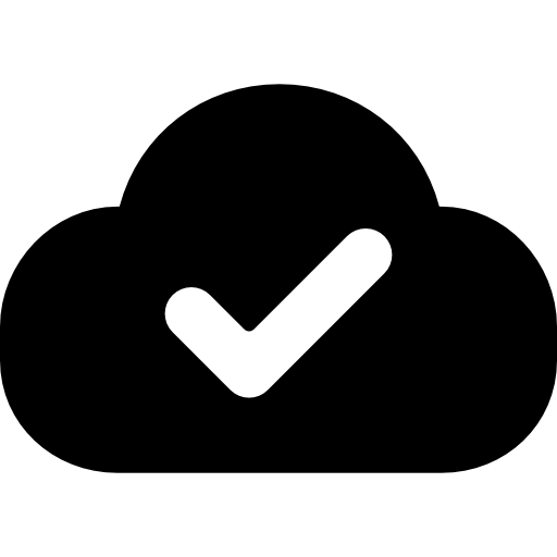 Free Icon Check Mark On Cloud