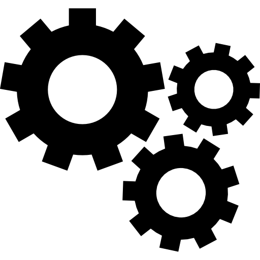 Mechanical gears  free icon