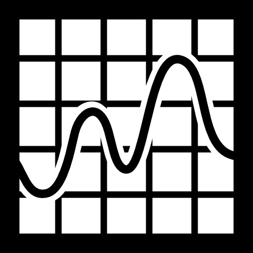 gráfico de líneas suaves icono gratis