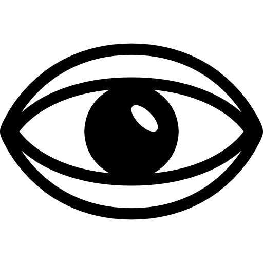 Tired eye icon