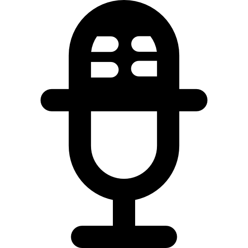 micrófono retro icono gratis