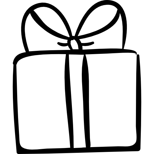 caja de regalo icono gratis