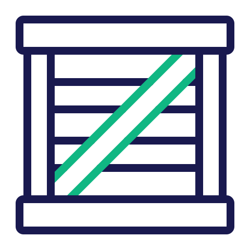 caja de madera icono gratis