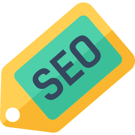 etiqueta seo icono gratis