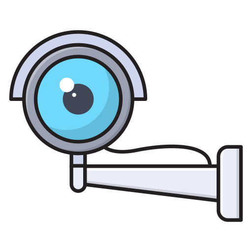 Security camera - free icon