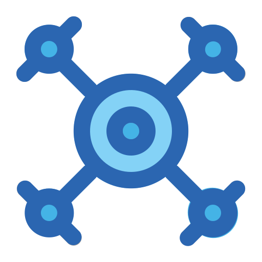 Drone Generic Blue icon