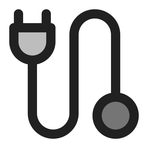 Plug Generic Grey icon