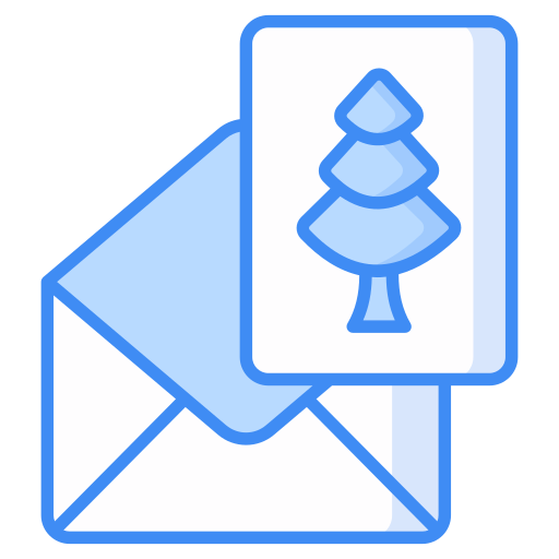 tarjeta de navidad icono gratis