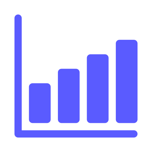 gráfico de barras icono gratis