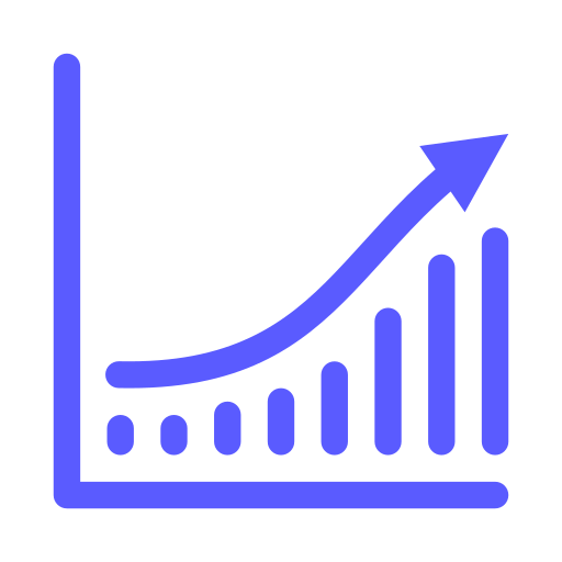 gráfico de barras icono gratis