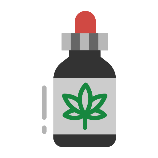 aceite de cbd icono gratis