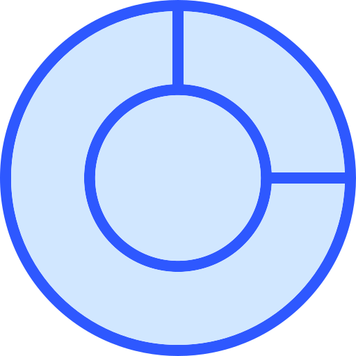 gráfico circular icono gratis