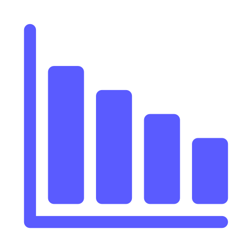 gráfico de barras icono gratis