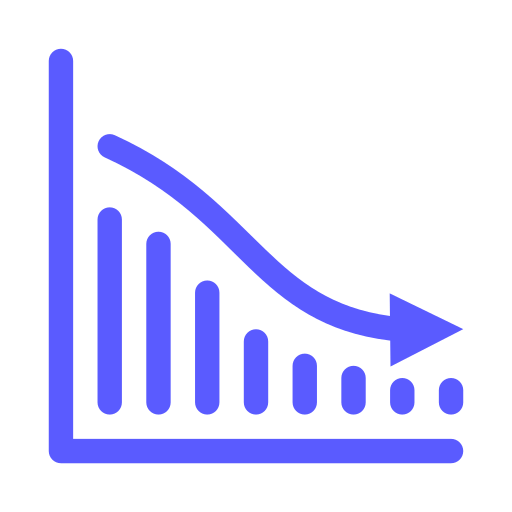 gráfico de barras icono gratis