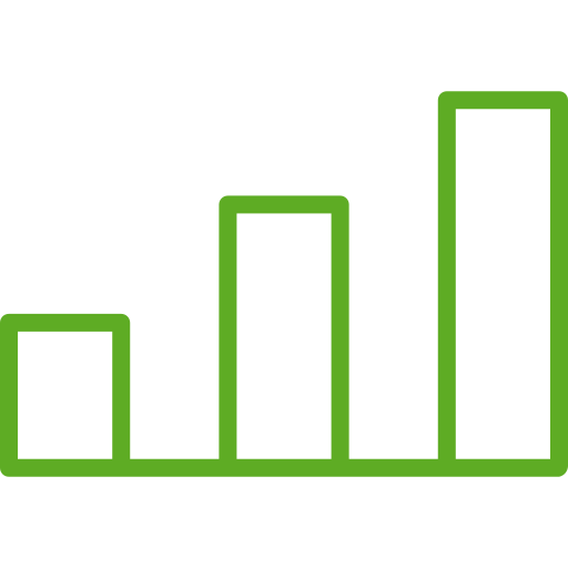 gráfico de barras icono gratis