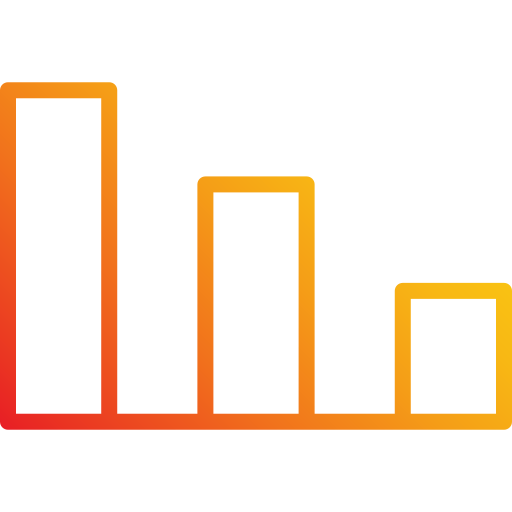 gráfico de barras icono gratis