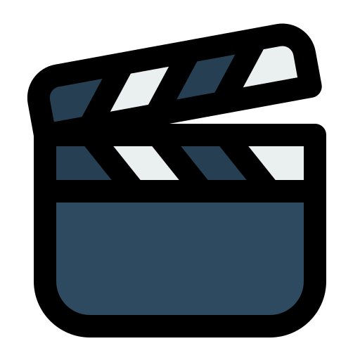 Clapboard - Free cinema icons