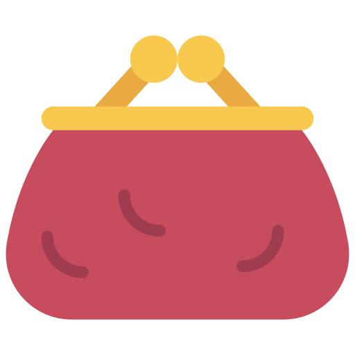 Coin purse Juicy Fish Flat icon
