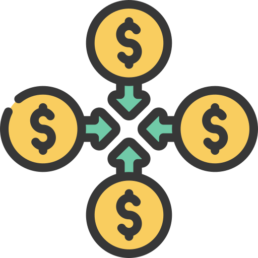ingresos icono gratis