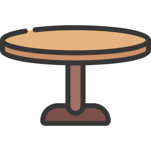 Round table - Free furniture and household icons