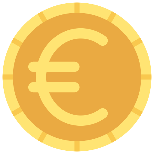 euro icono gratis