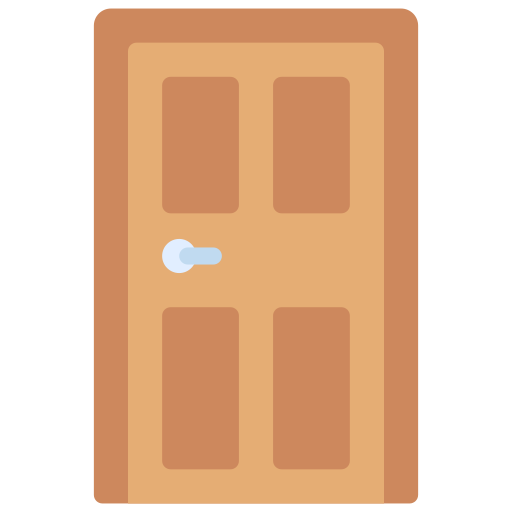 Door Juicy Fish Flat icon