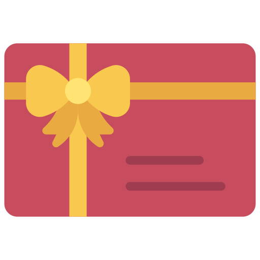 tarjeta de regalo icono gratis