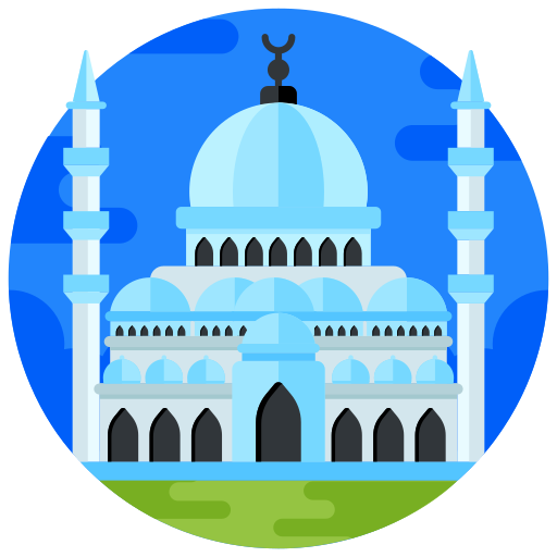 mezquita azul icono gratis