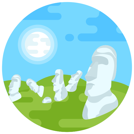 isla de pascua icono gratis