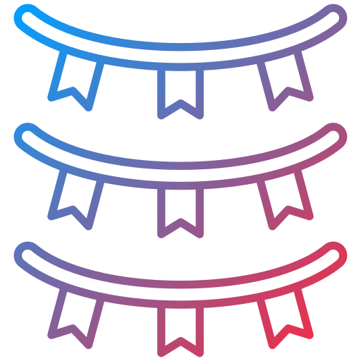 guirnalda icono gratis