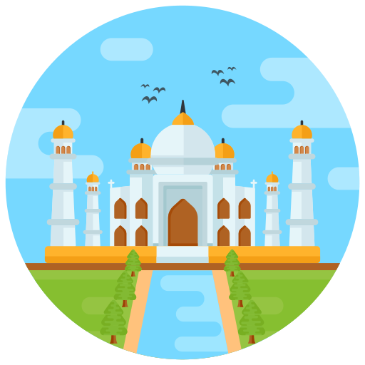 taj mahal icono gratis