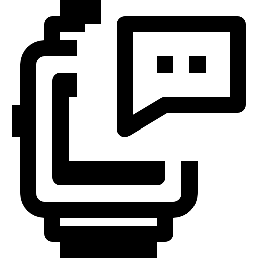 reloj inteligente icono gratis