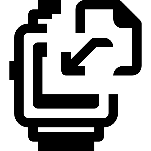 reloj inteligente icono gratis