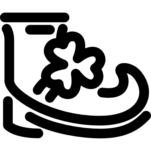 zapato de duende icono gratis