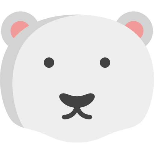 oso polar icono gratis