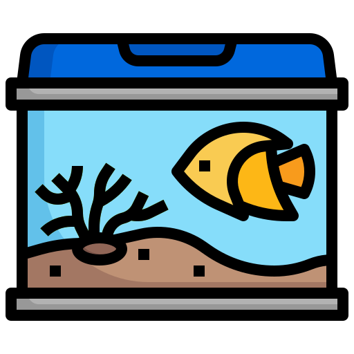 Aquarium Generic Outline Color icon