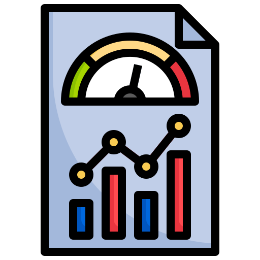 Benchmark Generic Outline Color icon