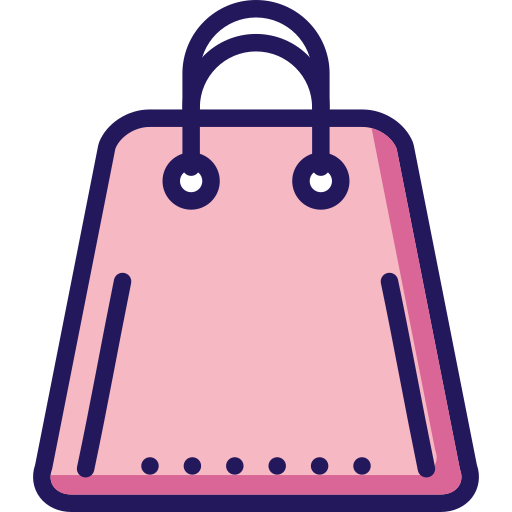 Shopping bag Generic Outline Color icon