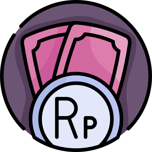 rupia indonesia icono gratis