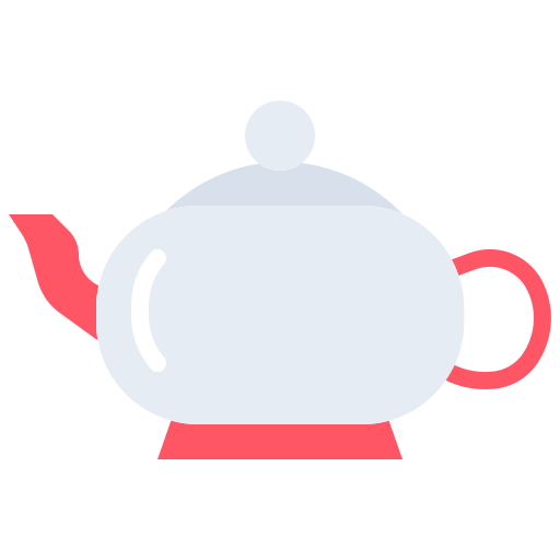 Teapot Coloring Flat icon