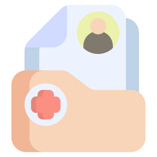 historial médico icono gratis