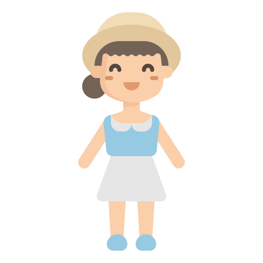 muchacha icono gratis