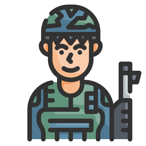 Soldier - Free professions and jobs icons