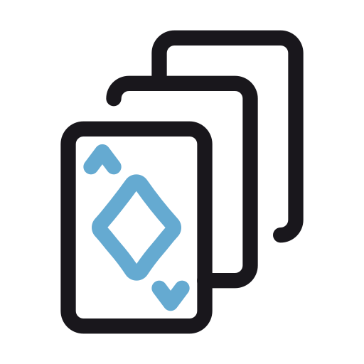 cartas de póquer icono gratis