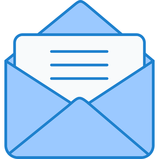 Envelope Generic Blue icon