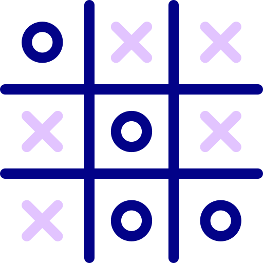 Colorful Tic-Tac-Toe