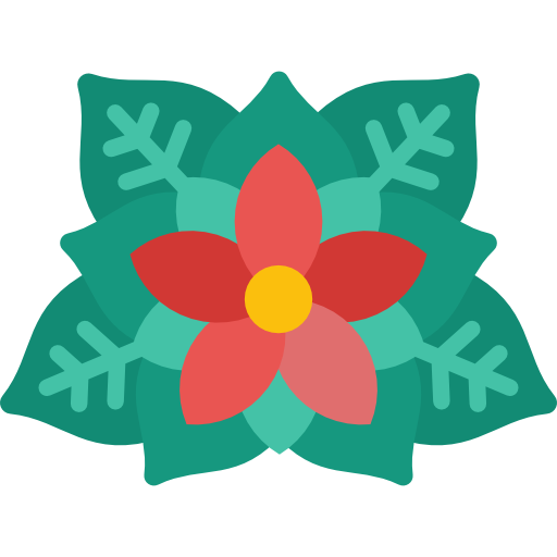 poinsettia icono gratis