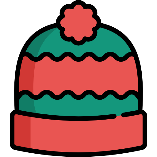 sombrero de invierno icono gratis