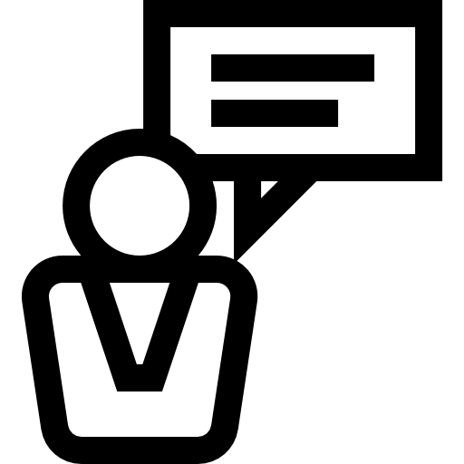 Speech free icon Speech free icon
